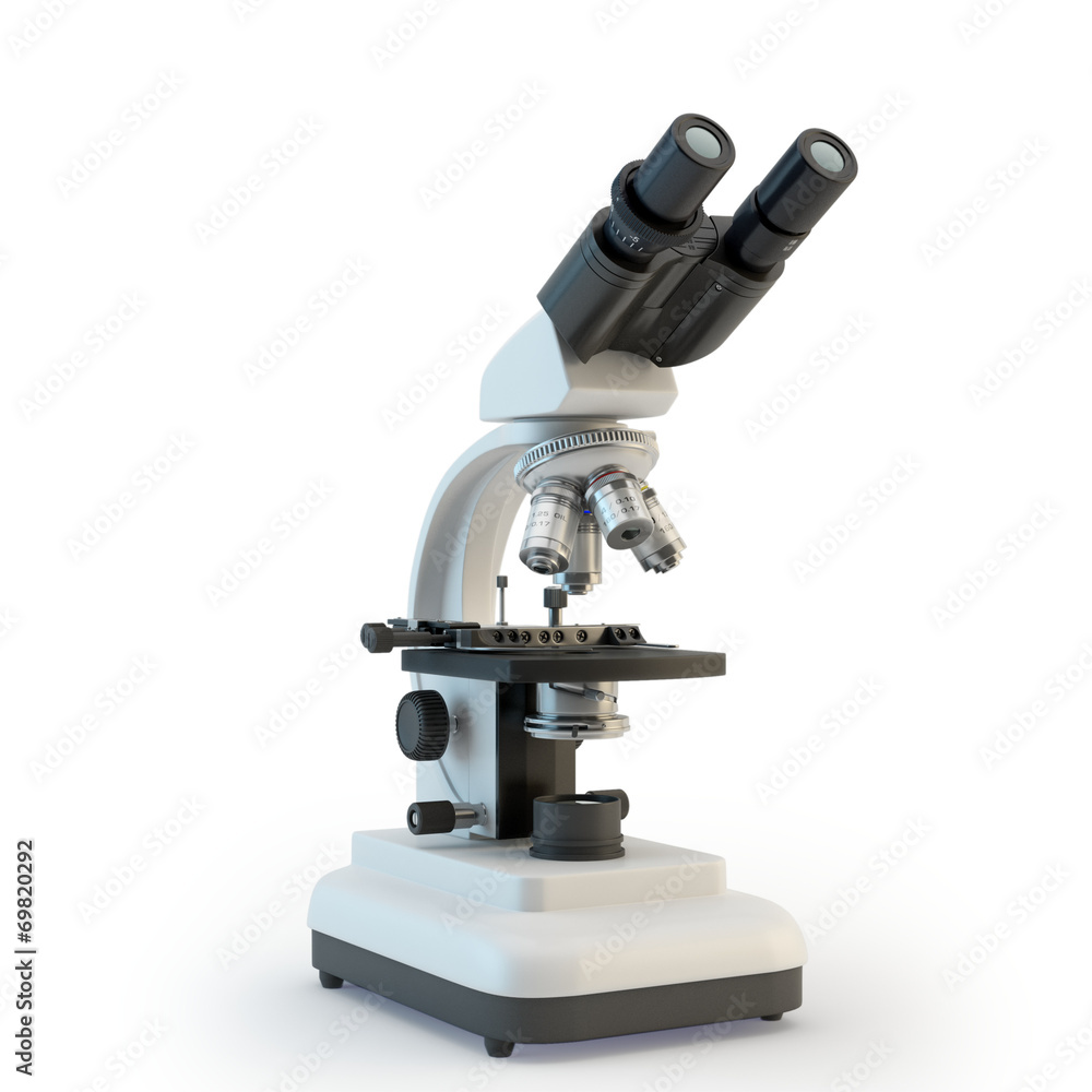 Illustration of microscope Illustration of microscope