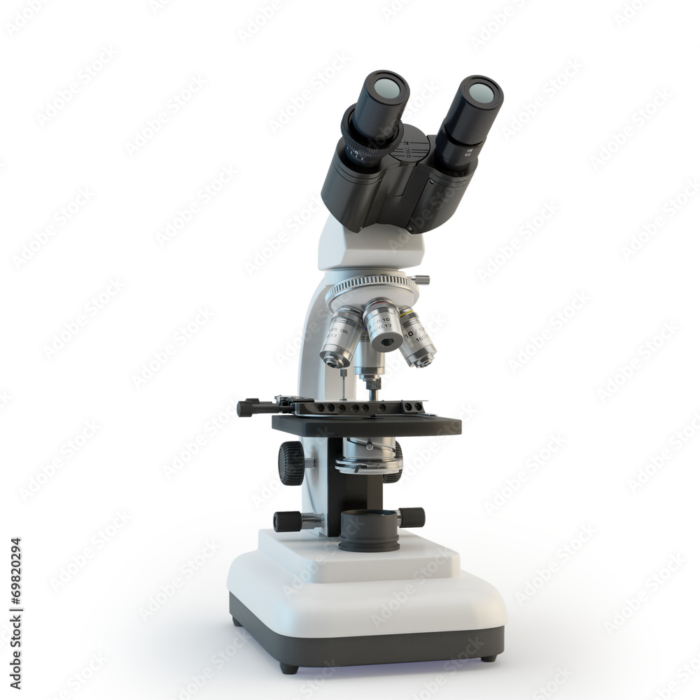Illustration of microscope Illustration of microscope