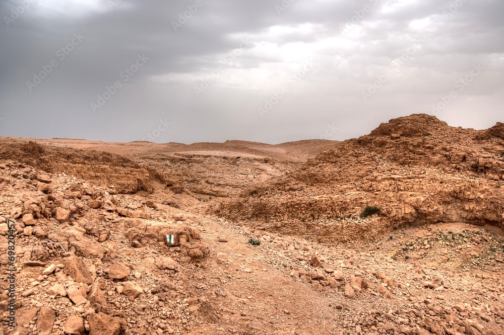 Mountains in stone desert nead Dead Sea