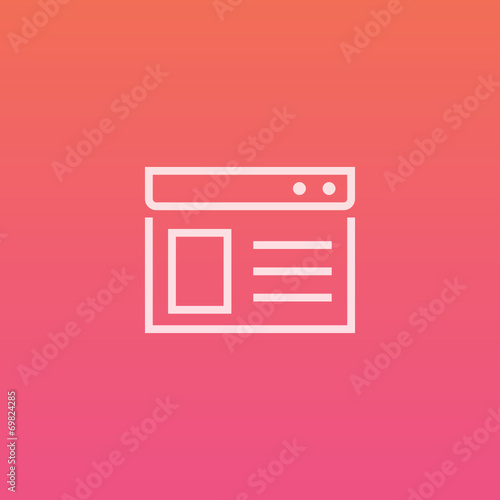 - Finely crafted line icons 