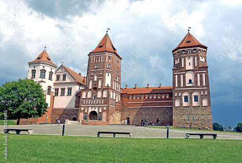 Ancient Mir Castle Complex in Belarus