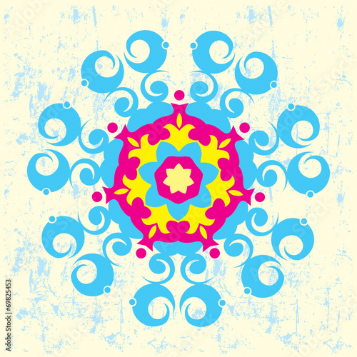 Floral & Geometric Design