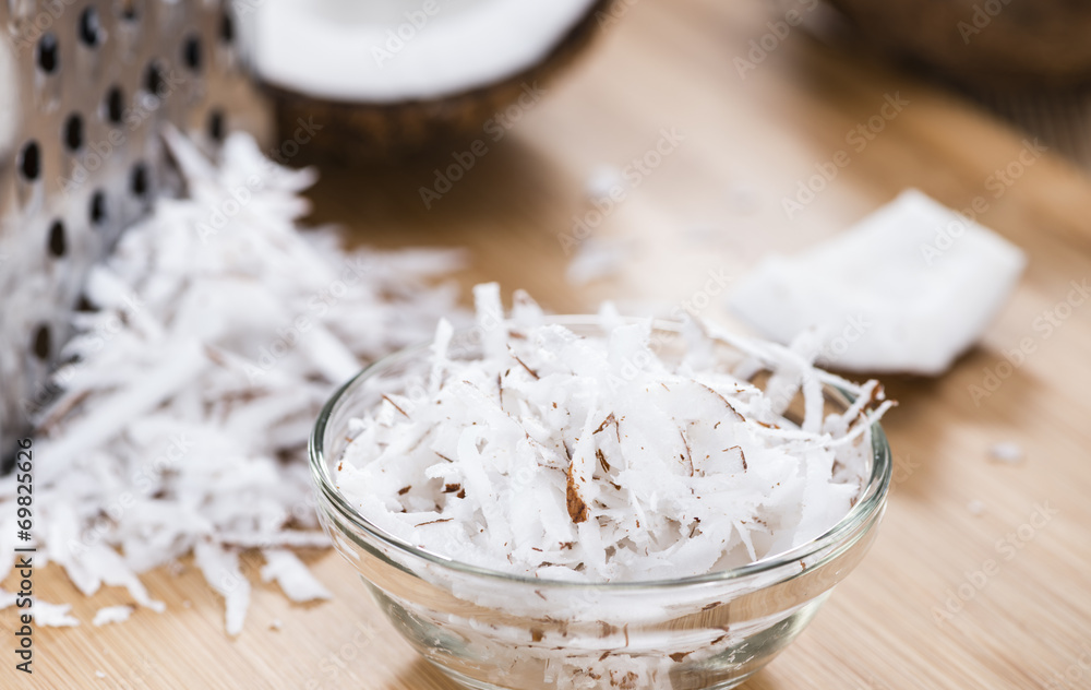 Portion of Grated Coconut Portion of Grated Coconut