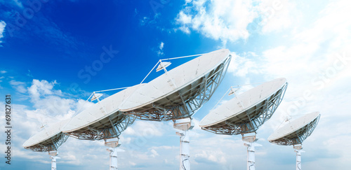 Fotografie satellite dish antennas