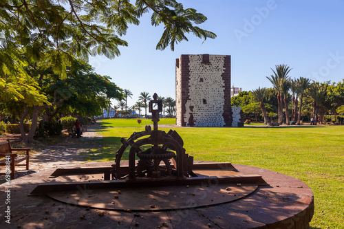 Tower Torre del conde in San Sebastian - La Gomera Island - Cana