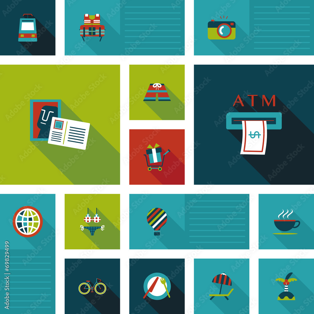 traveling flat ui background,eps10 traveling flat ui background,eps10