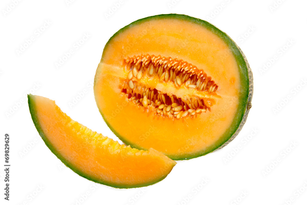 Slice of muskmelon Slice of muskmelon