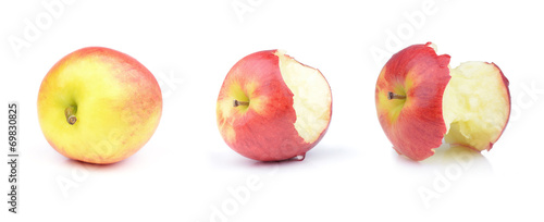 apple on a white background