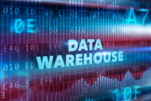 Data warehouse technology concept