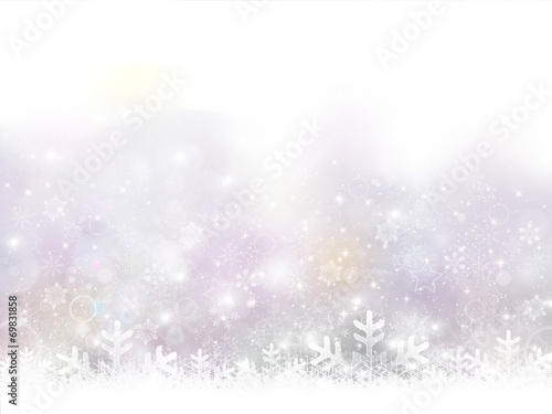 雪 クリスマス 背景 © J BOY