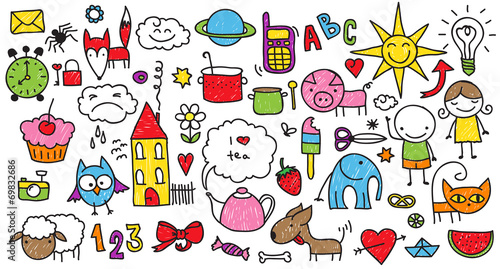 Children's doodle © zsooofija