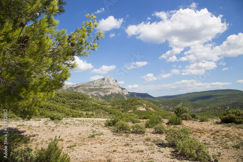 Mont Sainte Victoire in Provence, France