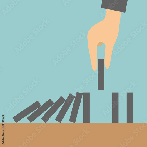 Domino effect