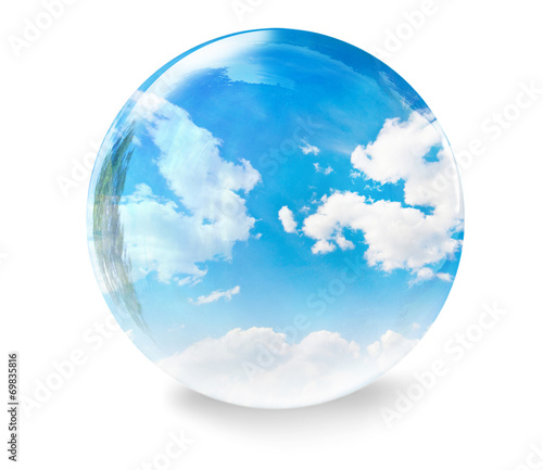 clouds glass bubble © andreusK