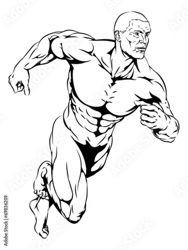 Man running