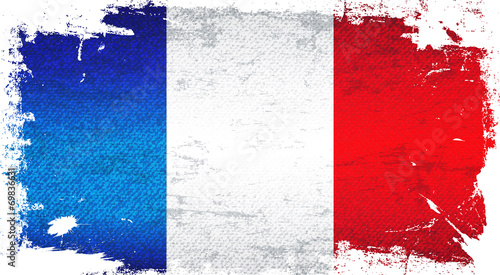 France Flag Art Background