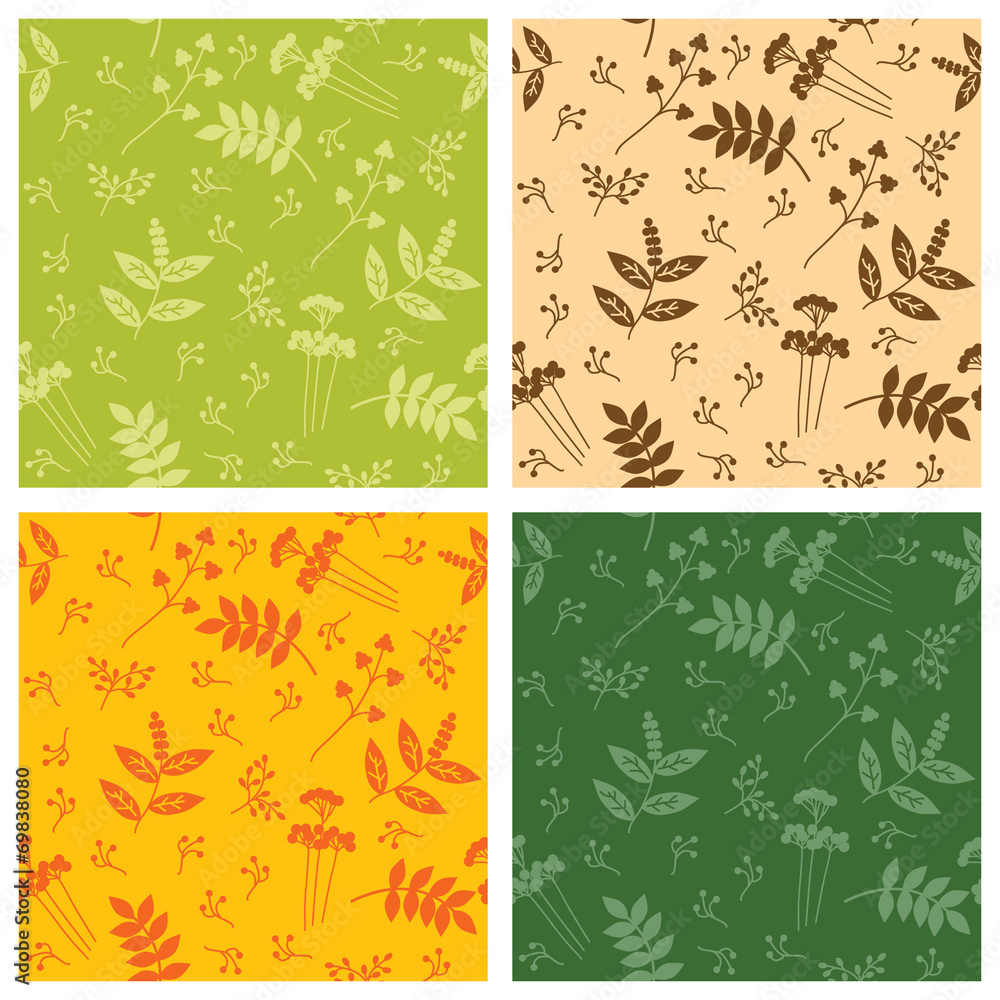 Obraz premium pattern background with flowers