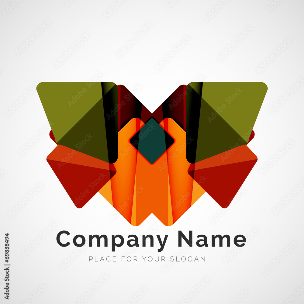 Geometric shape, company logo Geometric shape, company logo