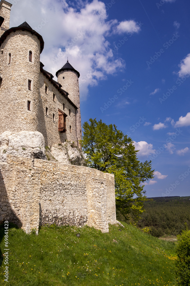 royal castle in Bobolice, Poland royal castle in Bobolice, Poland
