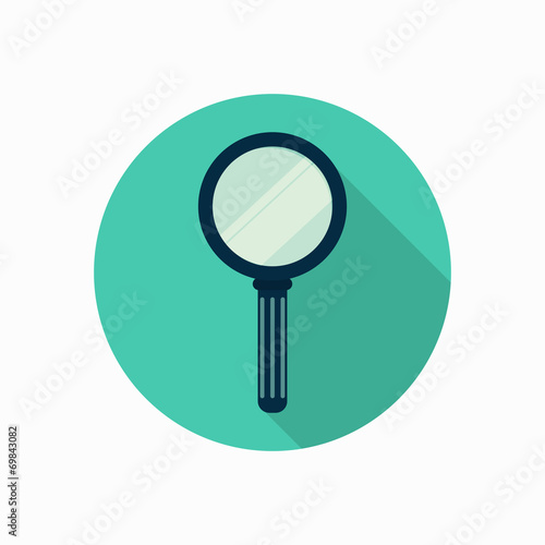 magnifying glass icon illustration