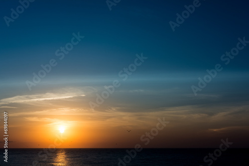 Sun Rise Over The Ocean © radub85