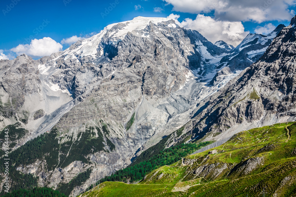 Beautiful mountain located in the Ortles group (Stelvio National