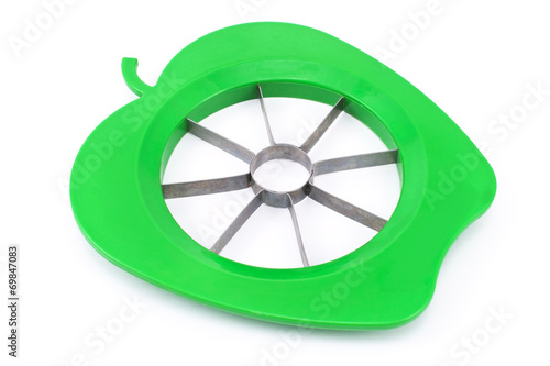 Canvas Print Apple slicer cutter isolated on white