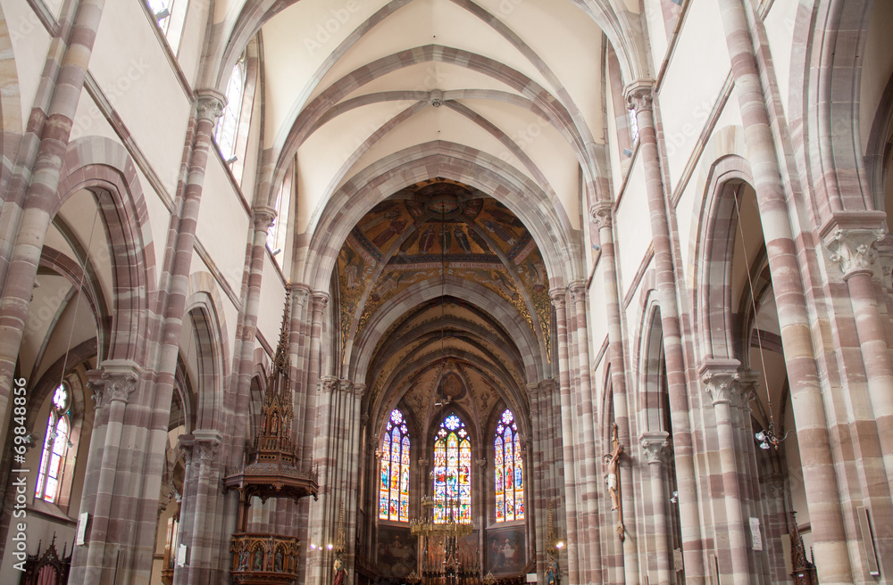 Eglise saints Pierre et Paul d'Obernai, Alsace, Bas Rhin