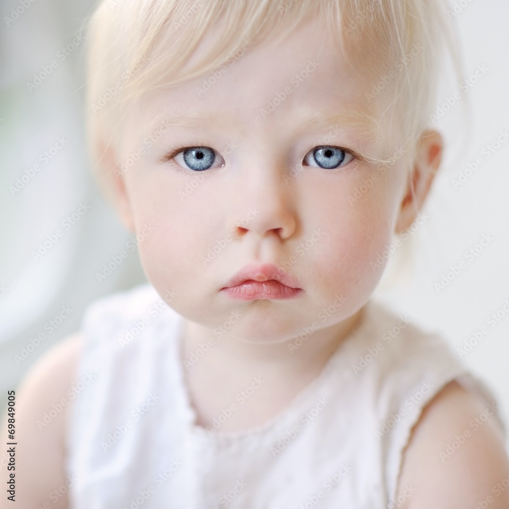 Adorable toddler girl portrait