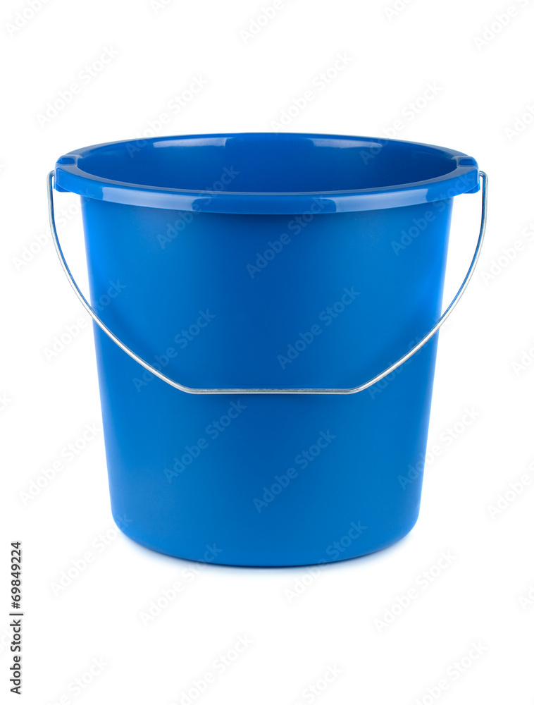 Empty blue bucket Empty blue bucket
