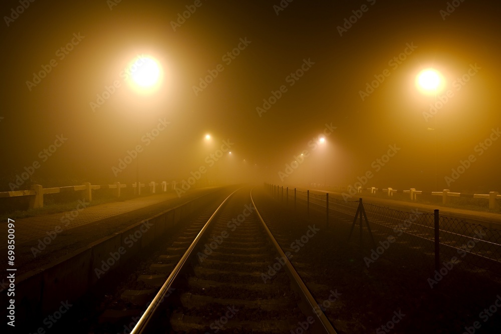 Rails in the fog