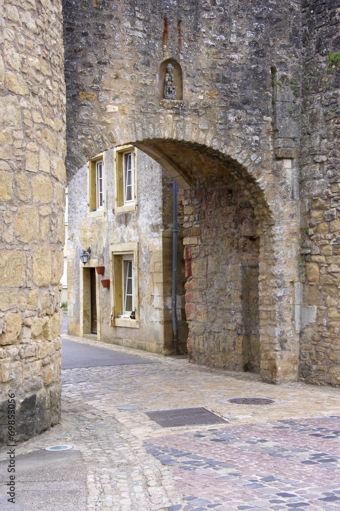 ville médiévale de Rodemack en Lorraine France