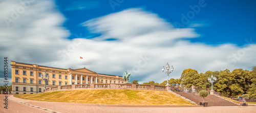 Royal palace in Oslo, Norway photo