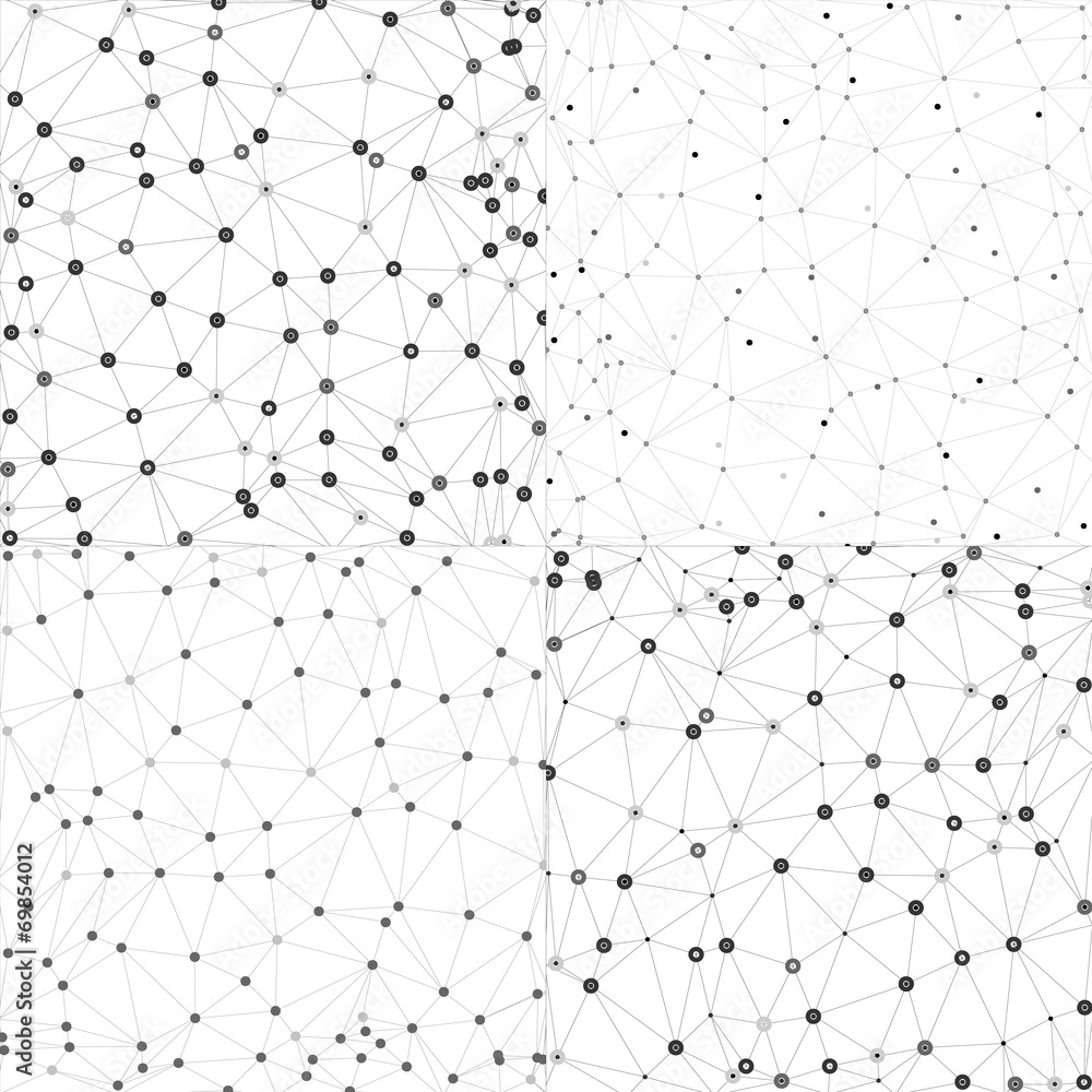 Set of Molecule structure, gray background for communication, Set of Molecule structure, gray background for communication,