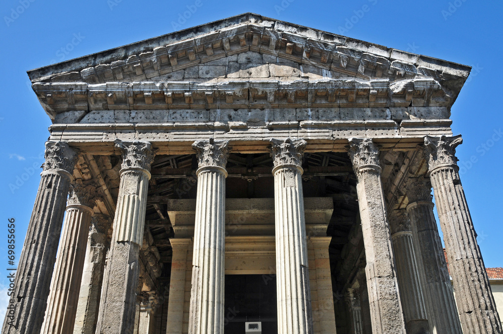 Vienne, il tempio di Augusto, Rodano Alpi Vienne, il tempio di Augusto, Rodano Alpi