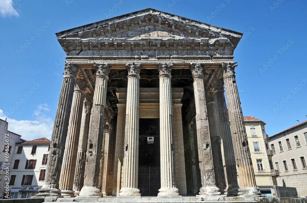 Vienne, il tempio di Augusto, Rodano Alpi Vienne, il tempio di Augusto, Rodano Alpi