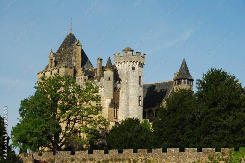 Obraz premium Château de Montfort, Dordogne, France