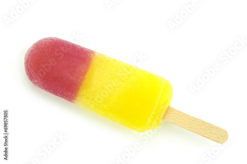 Ice lolly isolated on white