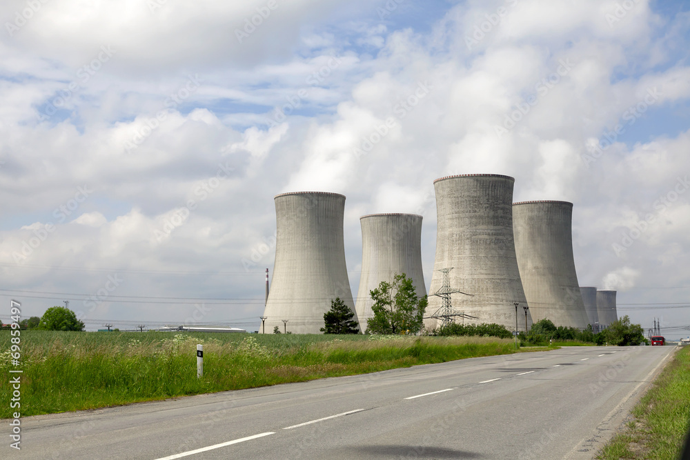 Nuclear power plant Dukovany in Czech Republic Europe Nuclear power plant Dukovany in Czech Republic Europe