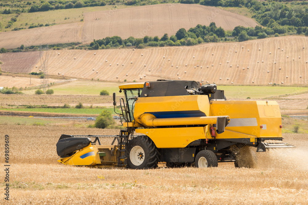 Obraz premium combine harvester