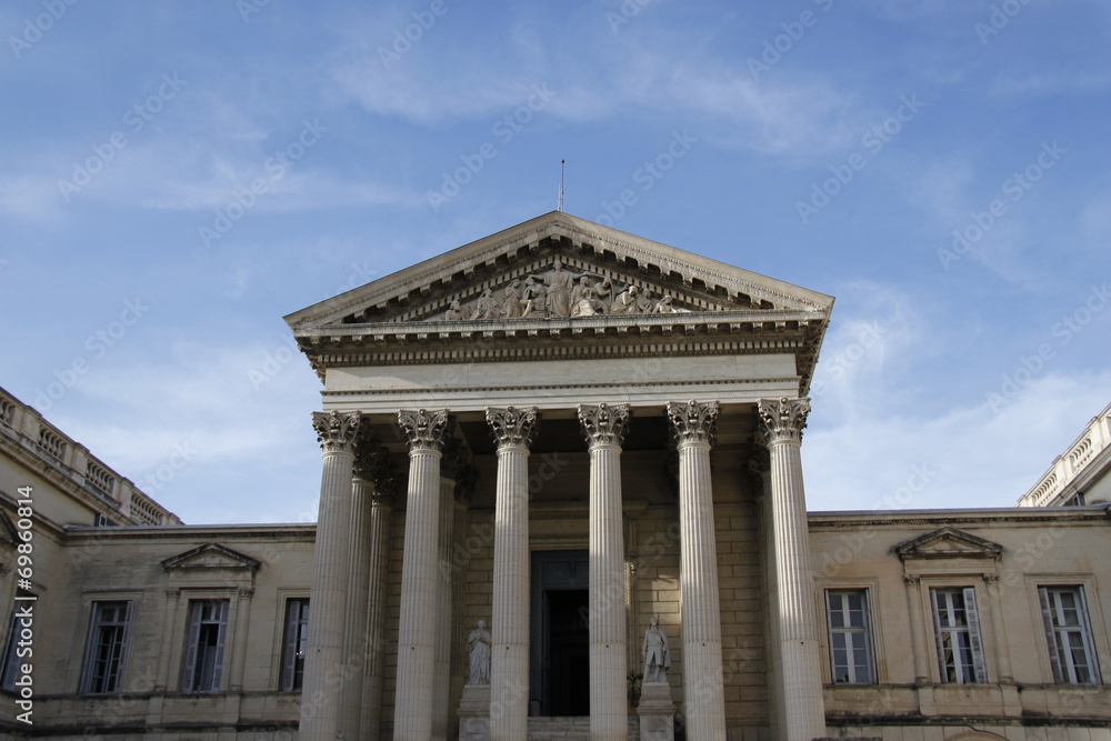 Palais de Justice à Montpellier, Occitanie