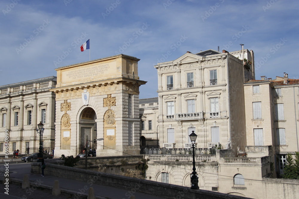 Arc de Triomphe à Montpellier, Occitanie