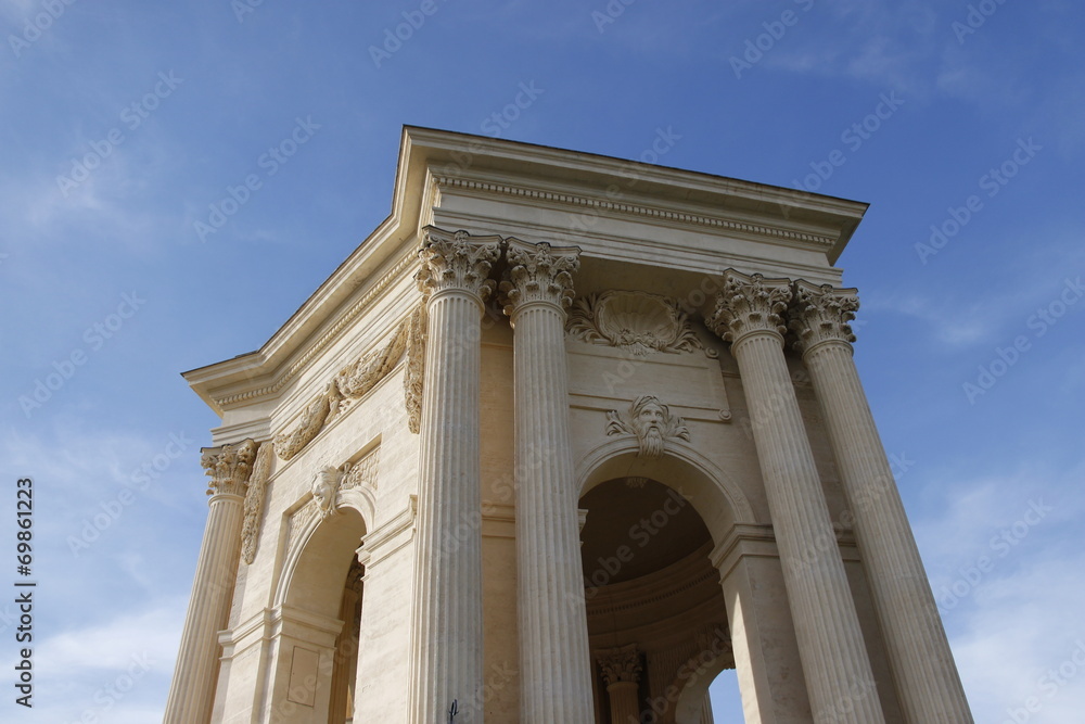 Fototapeta premium Château d'eau à Montpellier, Occitanie