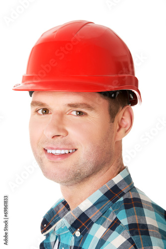 Portrait of an handsome engineer