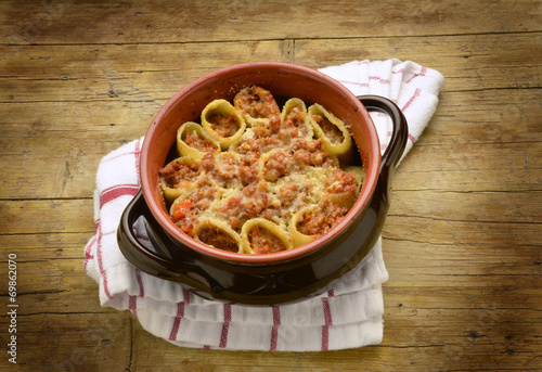 Paccheri al forno Cucina italiana Italy food Expo Milano 2015 photo