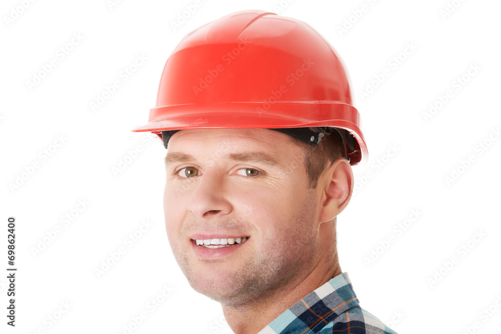 Portrait of an handsome engineer Portrait of an handsome engineer
