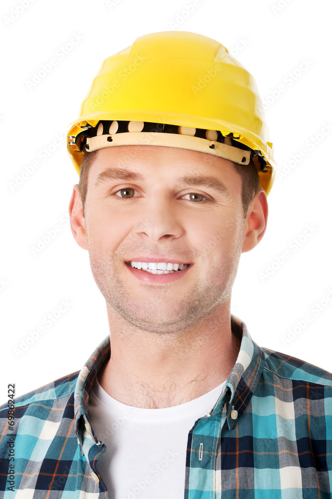 Portrait of an handsome engineer Portrait of an handsome engineer