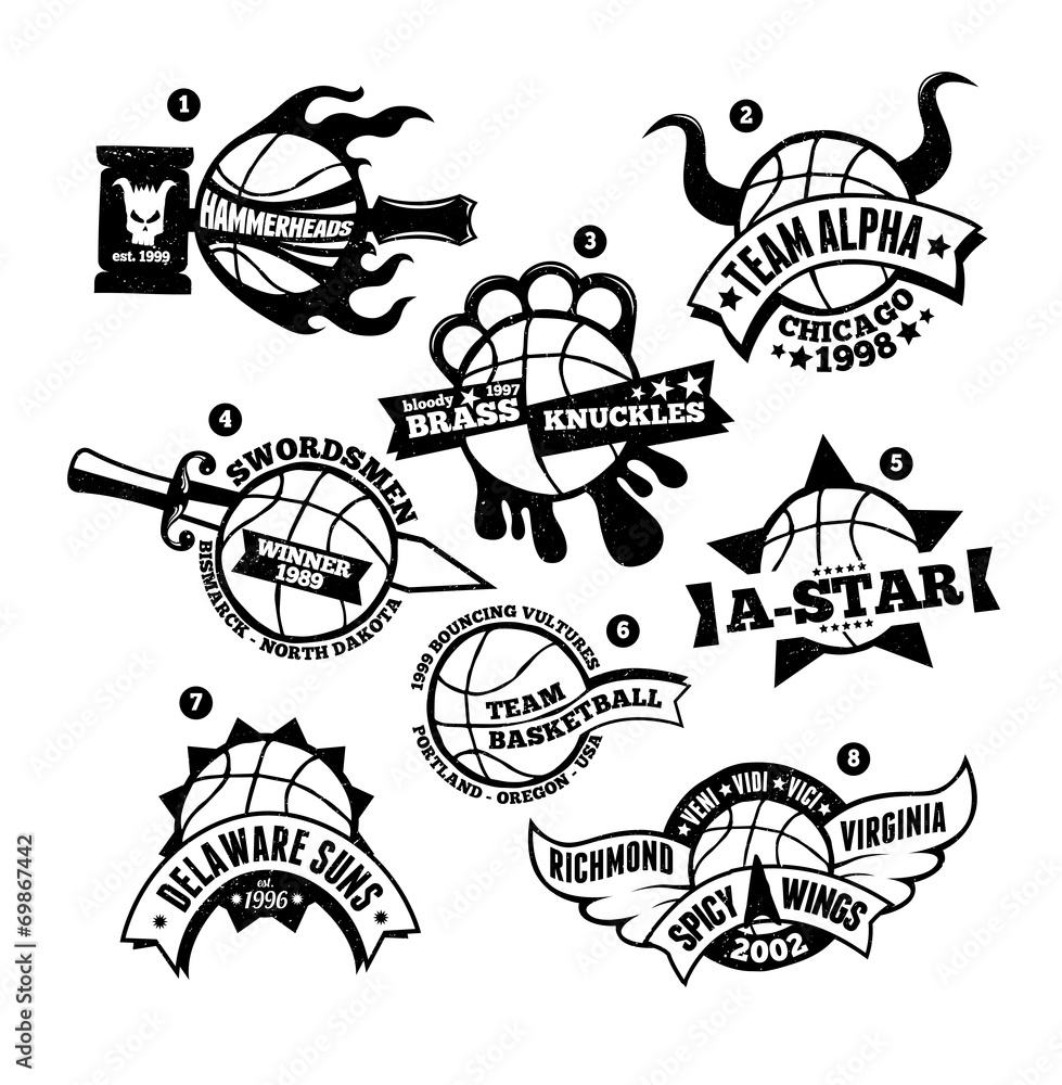 Basketball Logo Badge