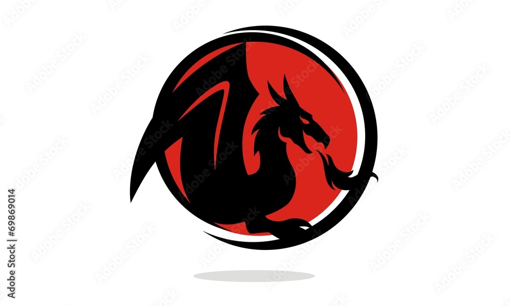 Dragon and The Red Moon Dragon and The Red Moon