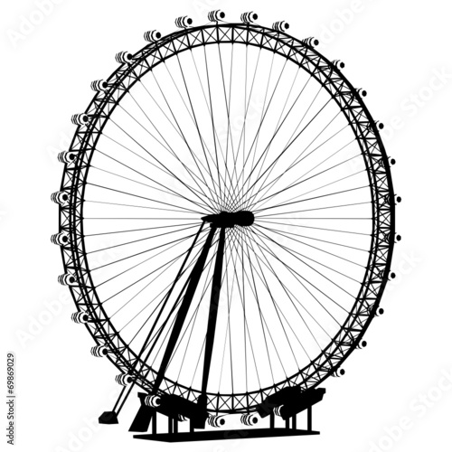 Carousel Silhouette Vector